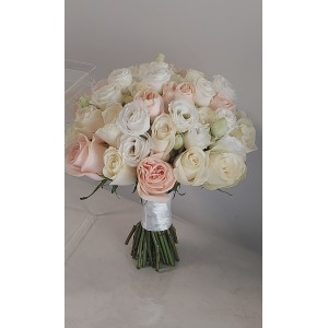 Весільний букет пудровий