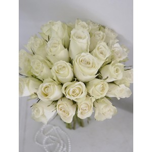 Весільний букет з троянд